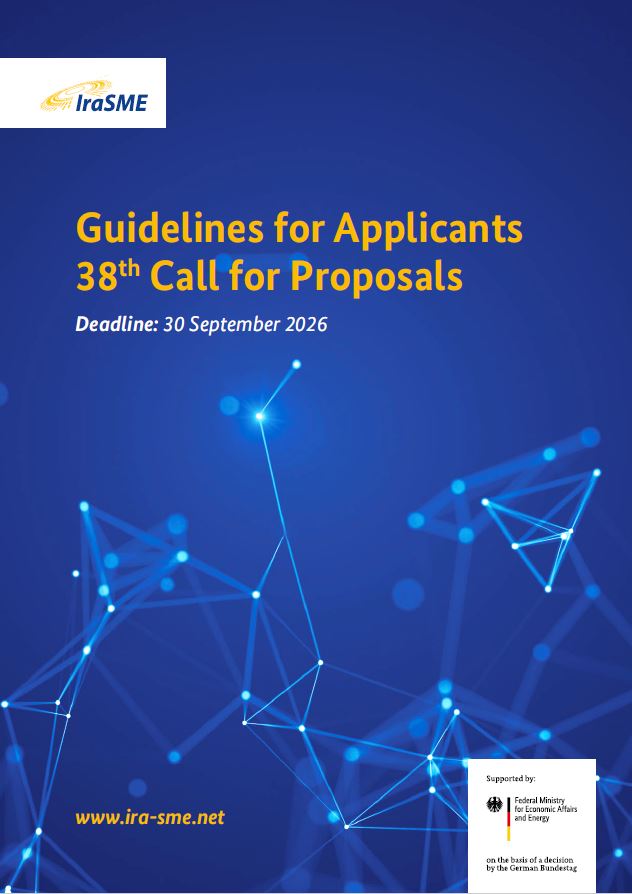 Deckblatt_IraSME 38_Guidelines for applicants